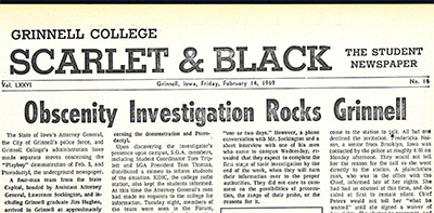 This edition of the Scarlet and Black includes several articles about the Playboy Nude-in. The viewpoints of the demonstrators, faculty members, and students are expressed. 