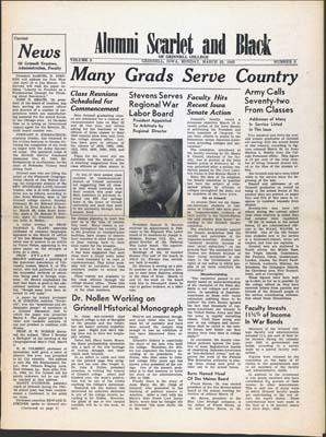 Grinnell College Faculty expressed objection to recent action of the Iowa Senate to use their efforts to return to the Relocation camps Japanese Americans attending colleges and universities