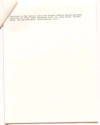 Human Gay Resource Center annual evaluation