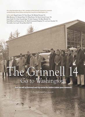 Articles and photos depicting the Divestment events on campus. Page 54-55