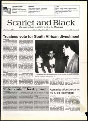 S&B:"Trustees vote for South African divestment"