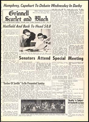 S&B: 'Senators Attend Special Meeting"; 