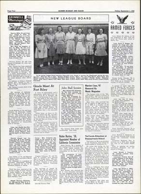 Talks about how" George Haight, '39, who is working at the Student Relocation Center in San Francisco, helping to place Japanese-American students in colleges in the middle west