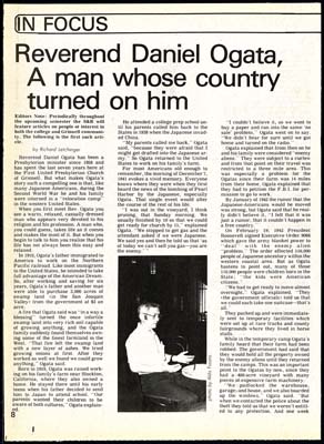 S&B: "Reverend Daniel Ogata, A man whose country turned on him" 